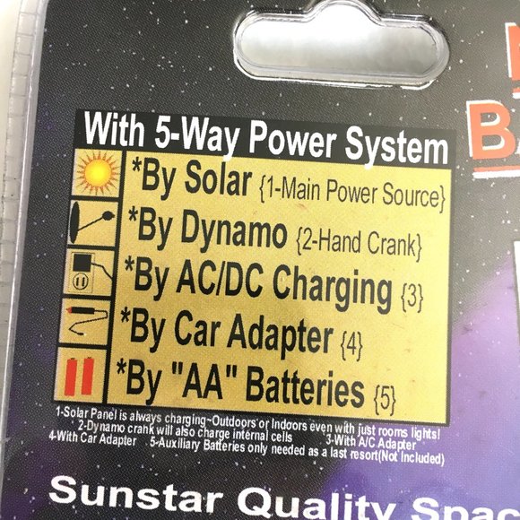 SunQuest AM/FM Radio 5 way power system Model SQ - Picture 3 of 14